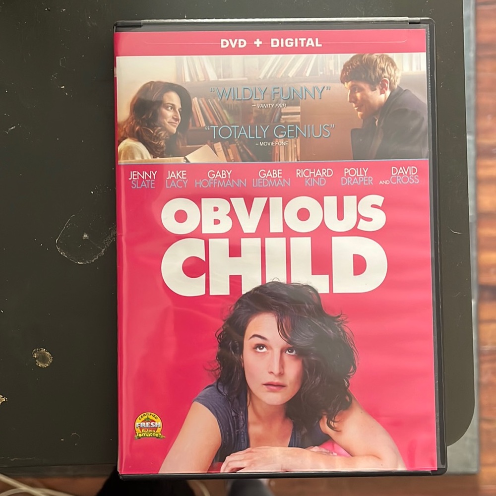 Obvious child with Jenny slate on dvd
